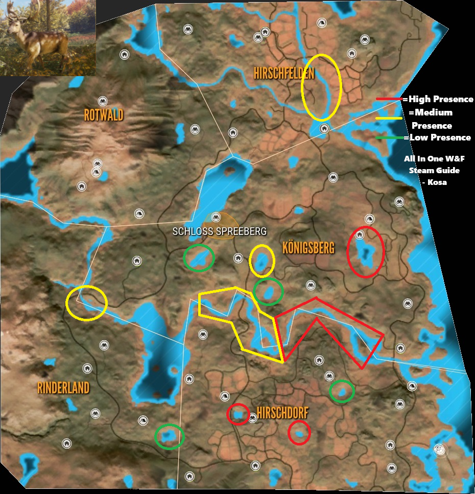 The Hunter Call Of The Wild Mapa