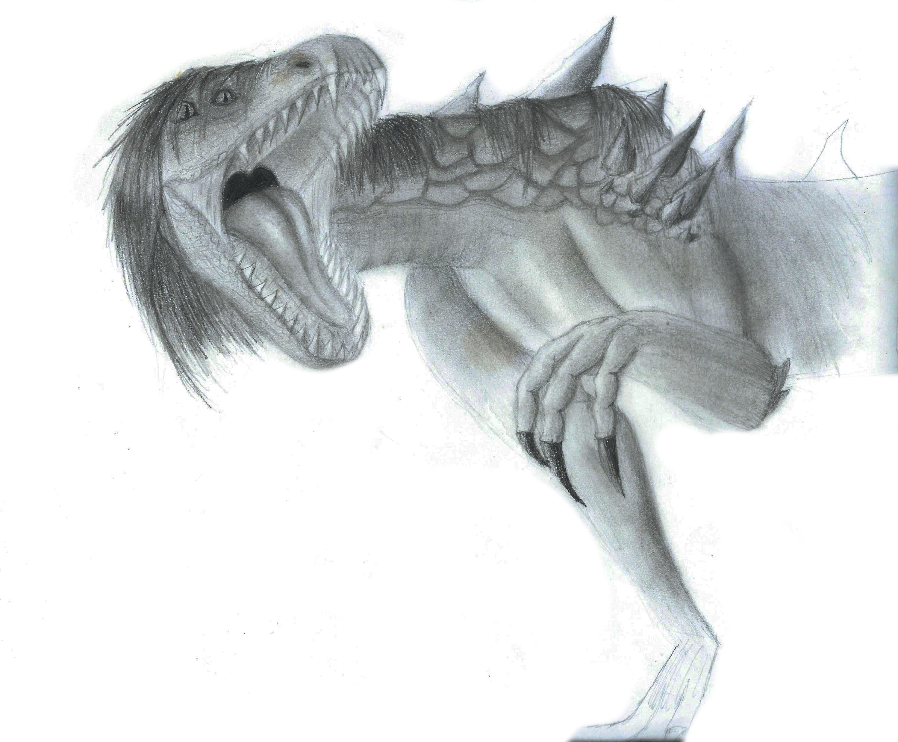 Scp 682 рисунок