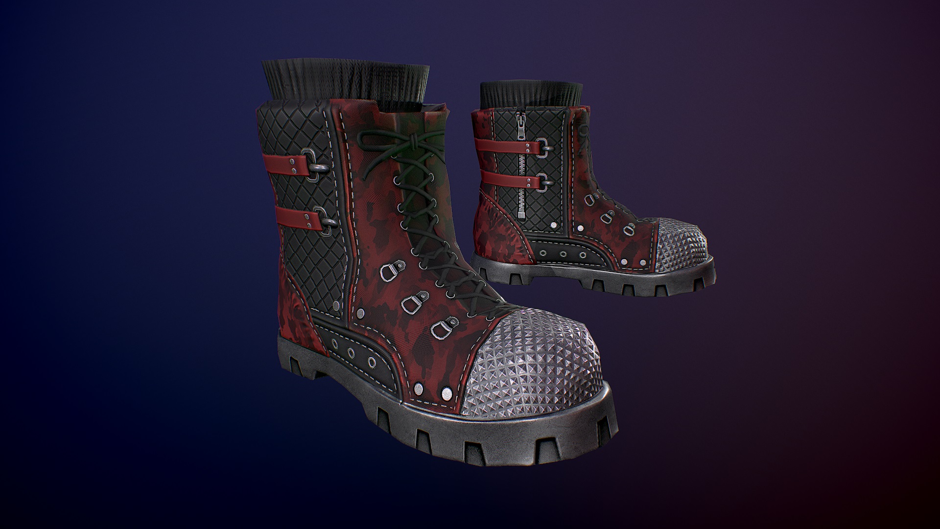 Tactical Combat Boots thumbnail 3