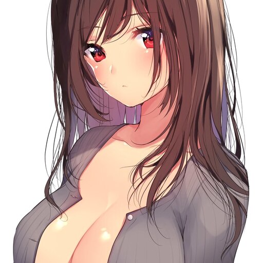 рыжая аниме девушка с большой грудью фото 53
