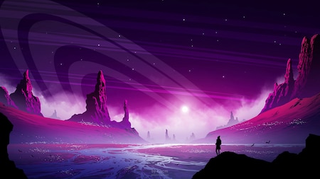 Wallpaper engine purple обои