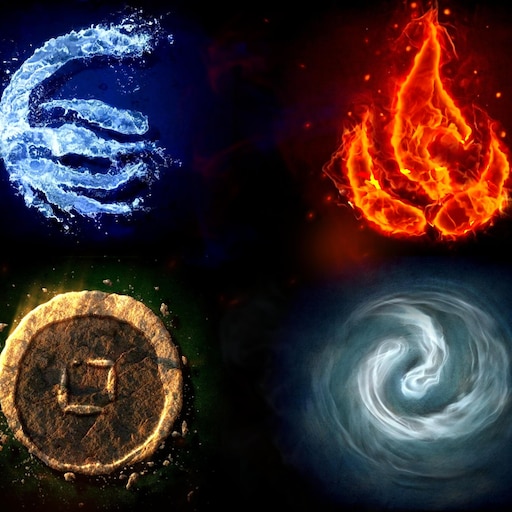 Мастерская Steam::4 Elements: Earth, Water, Fire, Air.
