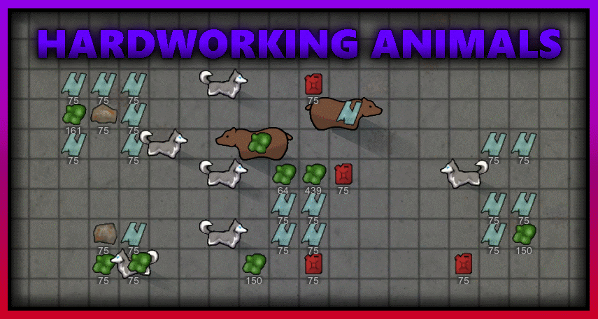 rimworld мод на переноску животными