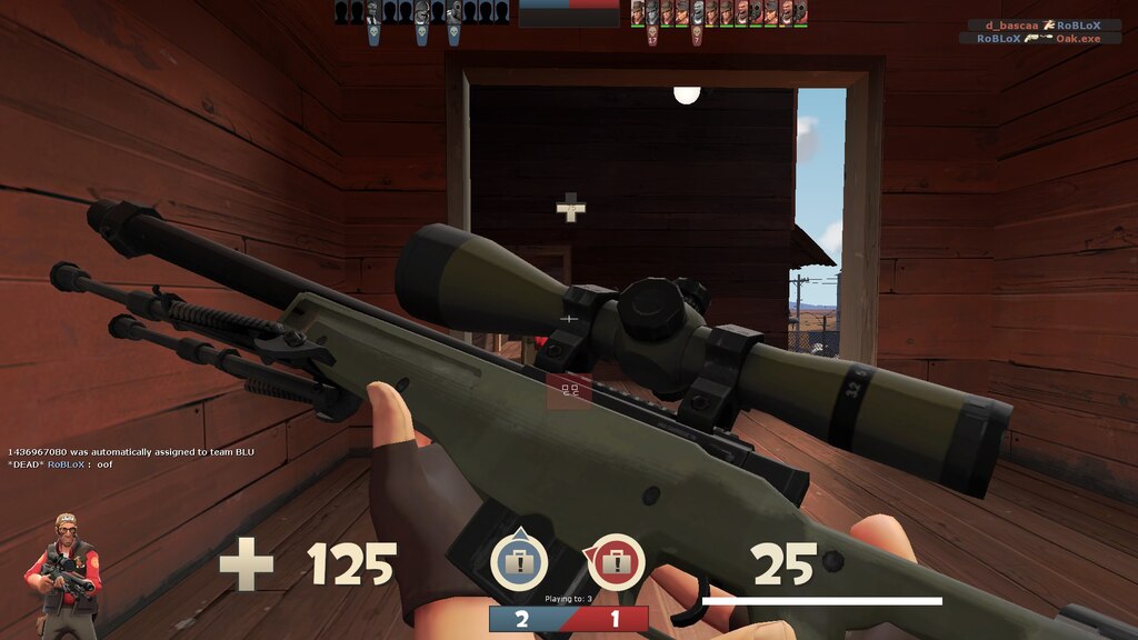 Steam Community Screenshot Self Crafted Awper Hand - tf2 blu sniper roblox