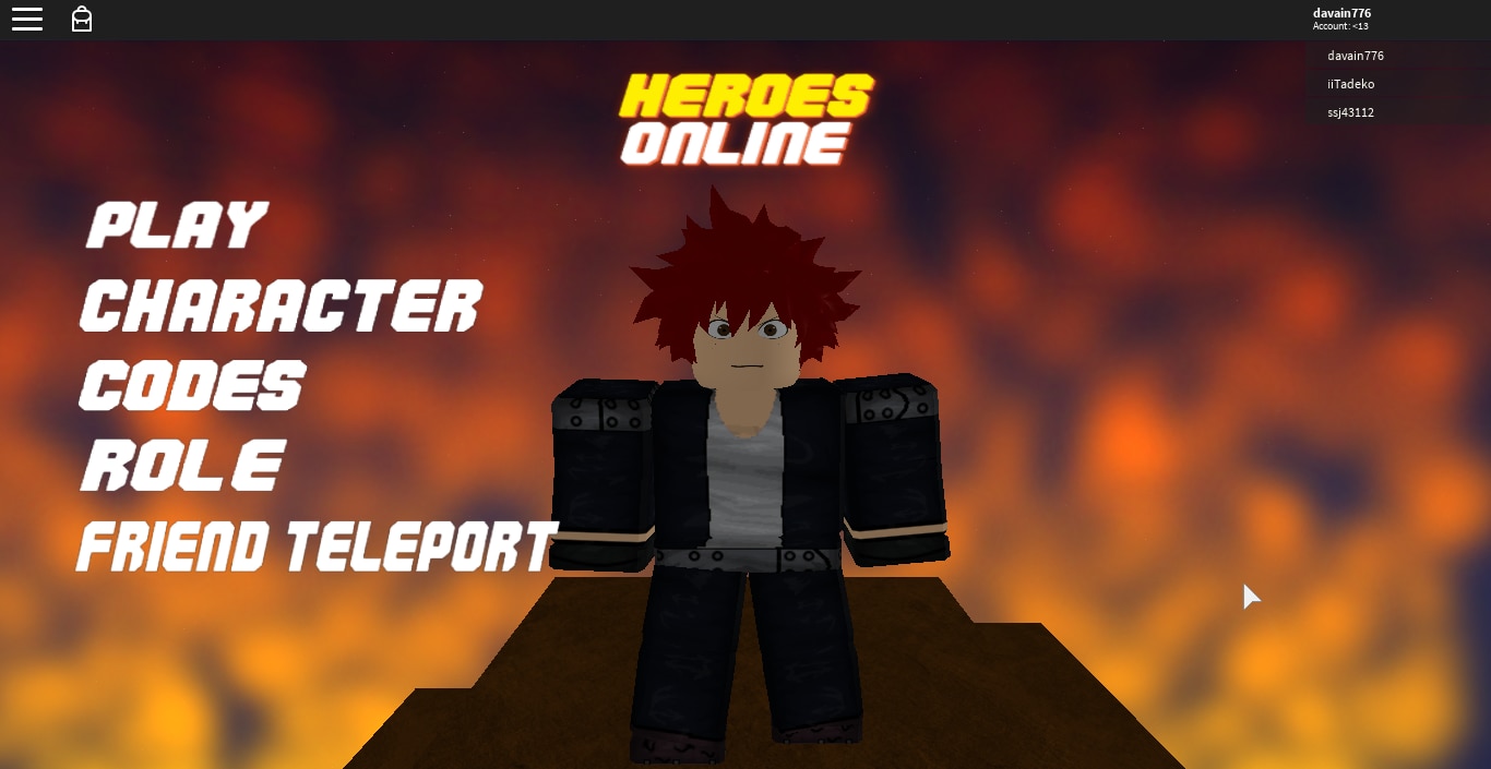 Heroes Online codes