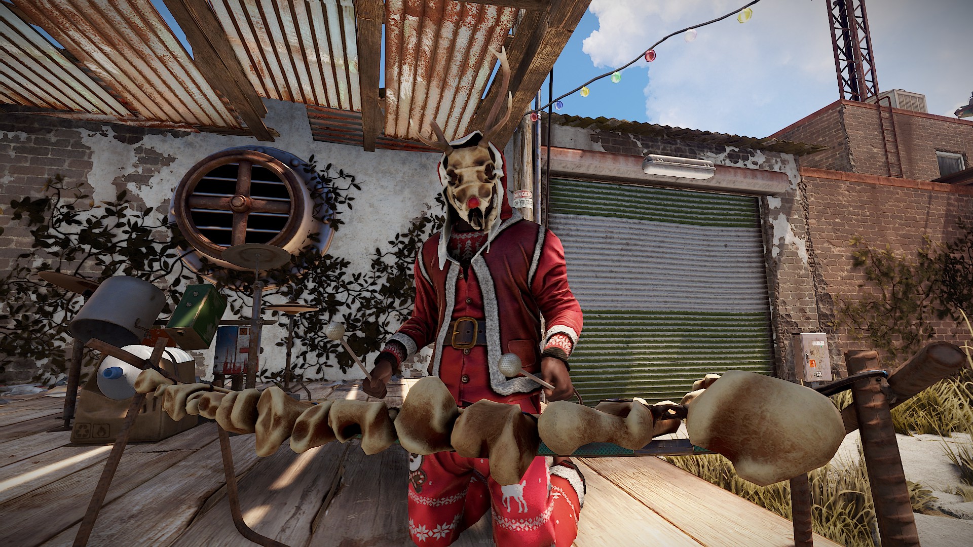 Rudolph Skull Mask thumbnail 2