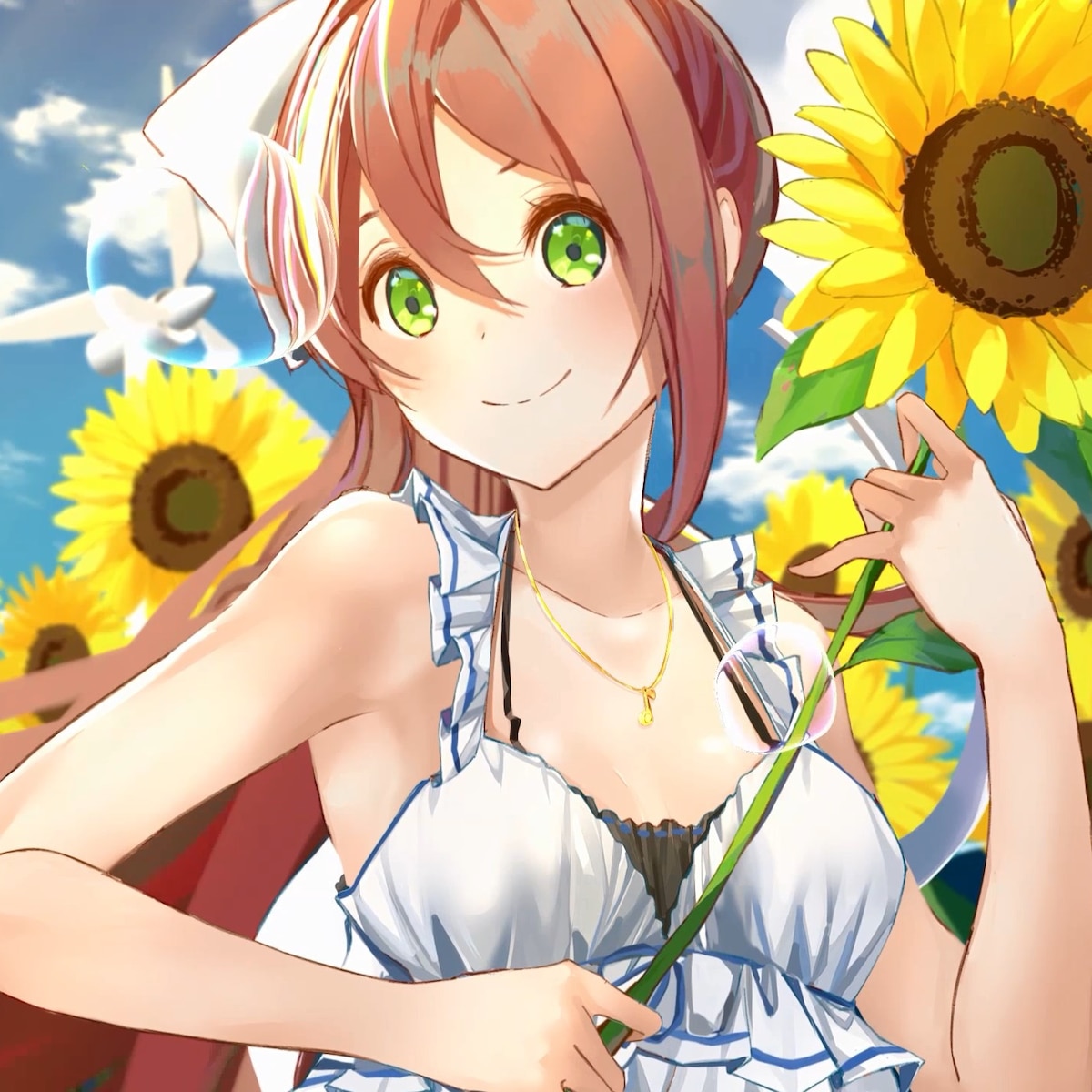 DDLC Monika Sunflower Paradise