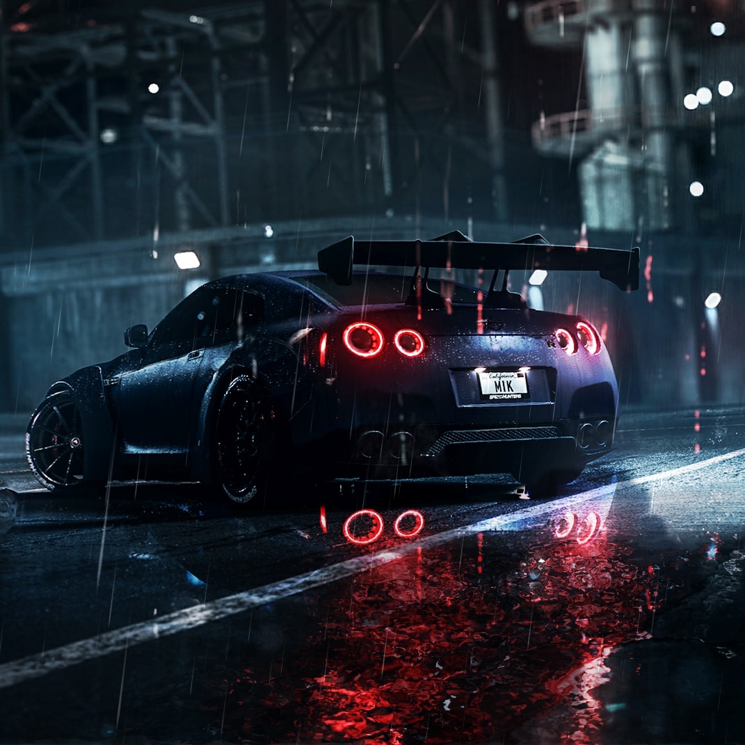 GTR in rain