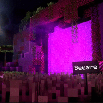 minecraft - nether portal with music