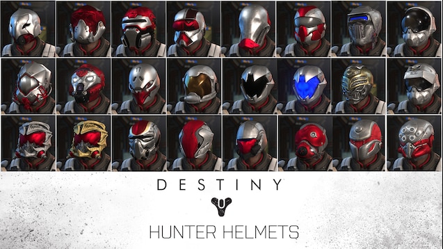 destiny hunter helmets