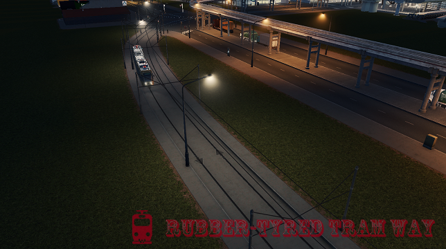 Subscribe to downloadRubber-tyred tram way (導軌膠輪電車路 / ゴムタイヤトラム路) 2 lane B