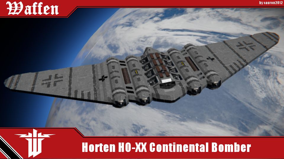 Steam Workshop Waffen Horten Ho Xx Continental Bomber