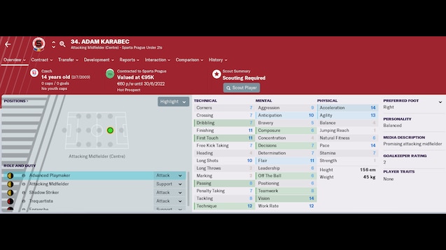 Steam Workshop Potential Football Manager 2020 Wonderkids U16 Talents V2 5 1