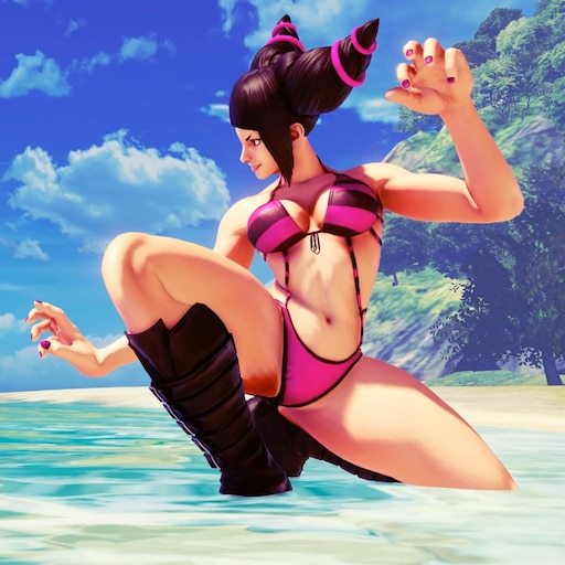 Steam Workshop Juri Swimsuit Costume Theme of Juri SFV Music