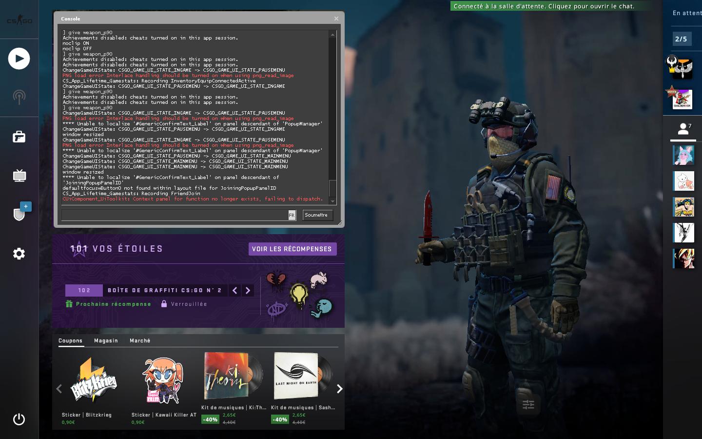 Chat csgo open cant ▷ All