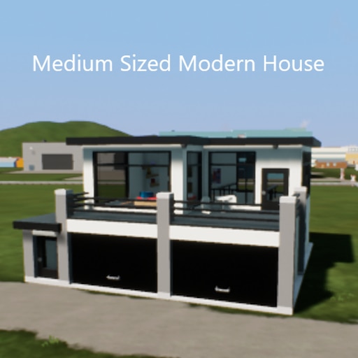medium sized modern house