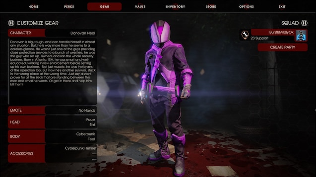 Steam Workshop Purple Cyberpunk Outfit Reskin