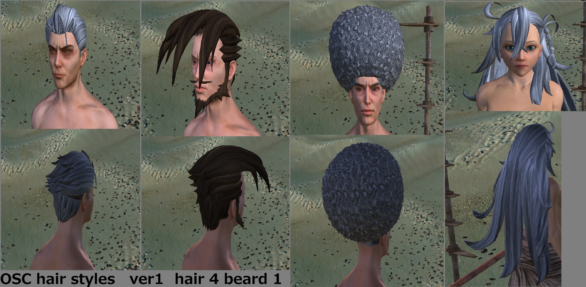Steam Workshop Osc Hair Styles