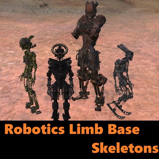 Indsprøjtning længst økse Steam Workshop::Robotics Limb Base Skeletons