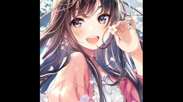 Steam Workshop Anime Girl Pretty Brown Hair Smiling Cherry
