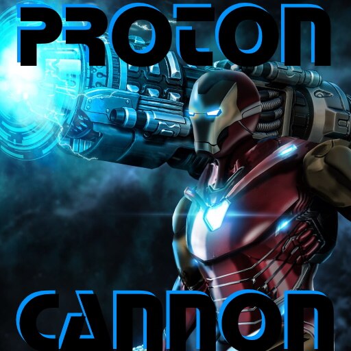 iron man proton cannon
