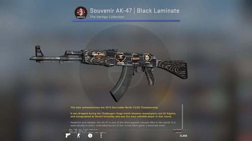 Steam :: Screenshot :: Welcome the inventory AK-47 Black laminate Souvenir