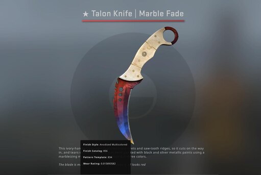 Talon Knife Sapphire