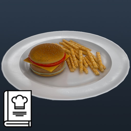 Steam Community Guide Recipe Honey Mustard Burger With French Fries L2 - hamburger simulator roblox