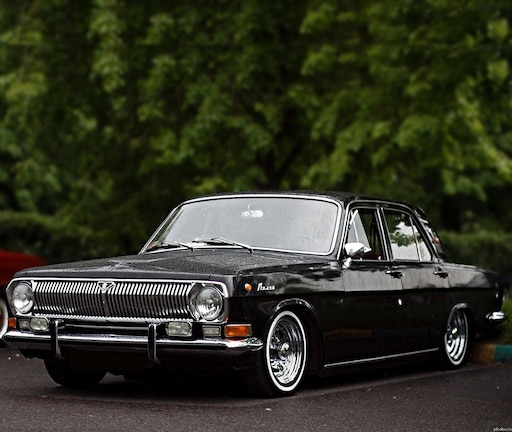 Газ 24 черный фото Газ 24 черный фото