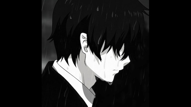 Sad Anime Boy In Rain 47 Sad Anime Wallpaper On Wallpapersafari