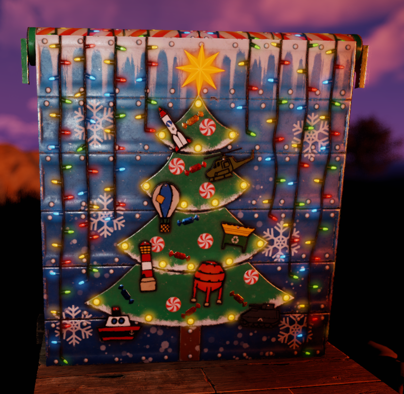 Christmas Tree Garage Door thumbnail 3