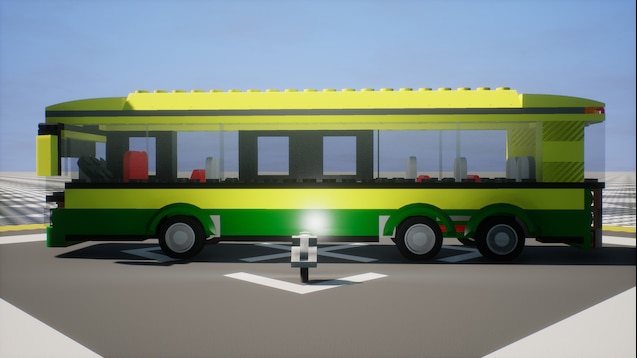 absolutte Lavet en kontrakt Akkumulerede Steam Workshop::LEGO 60154 Bus Station - Bus