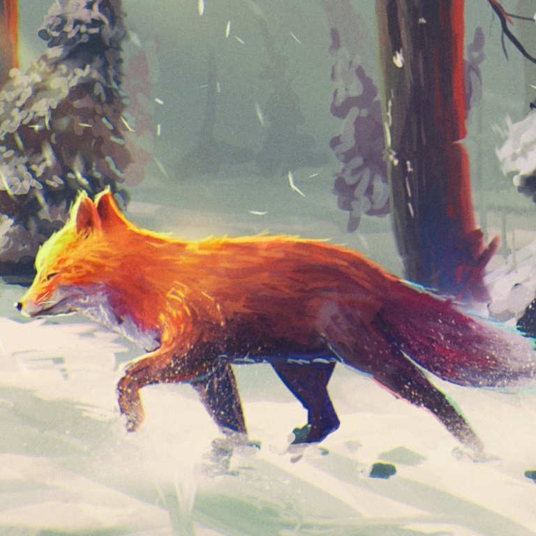 Snowy Fox