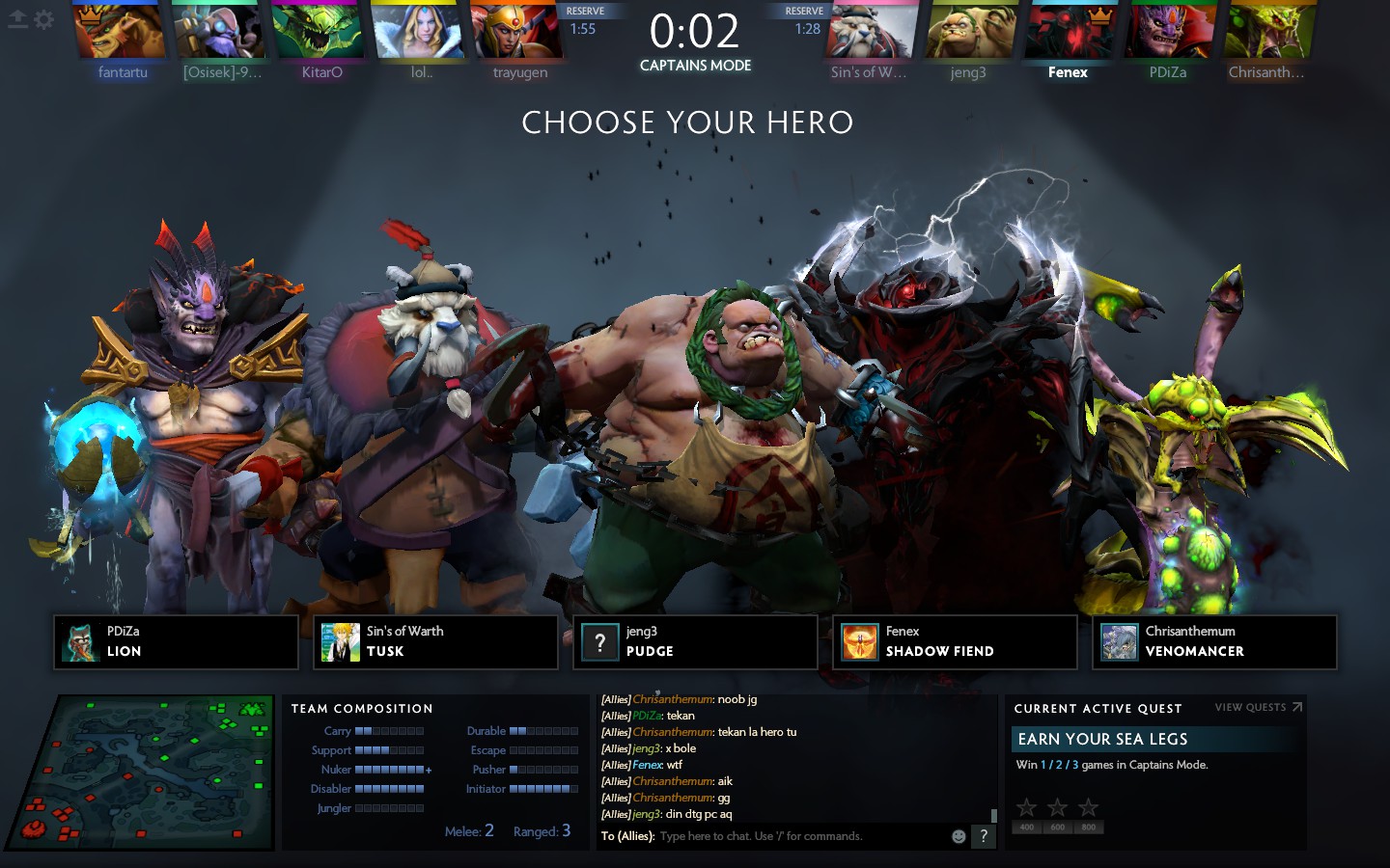 Steam Community Screenshot Questing For Captain Mode
