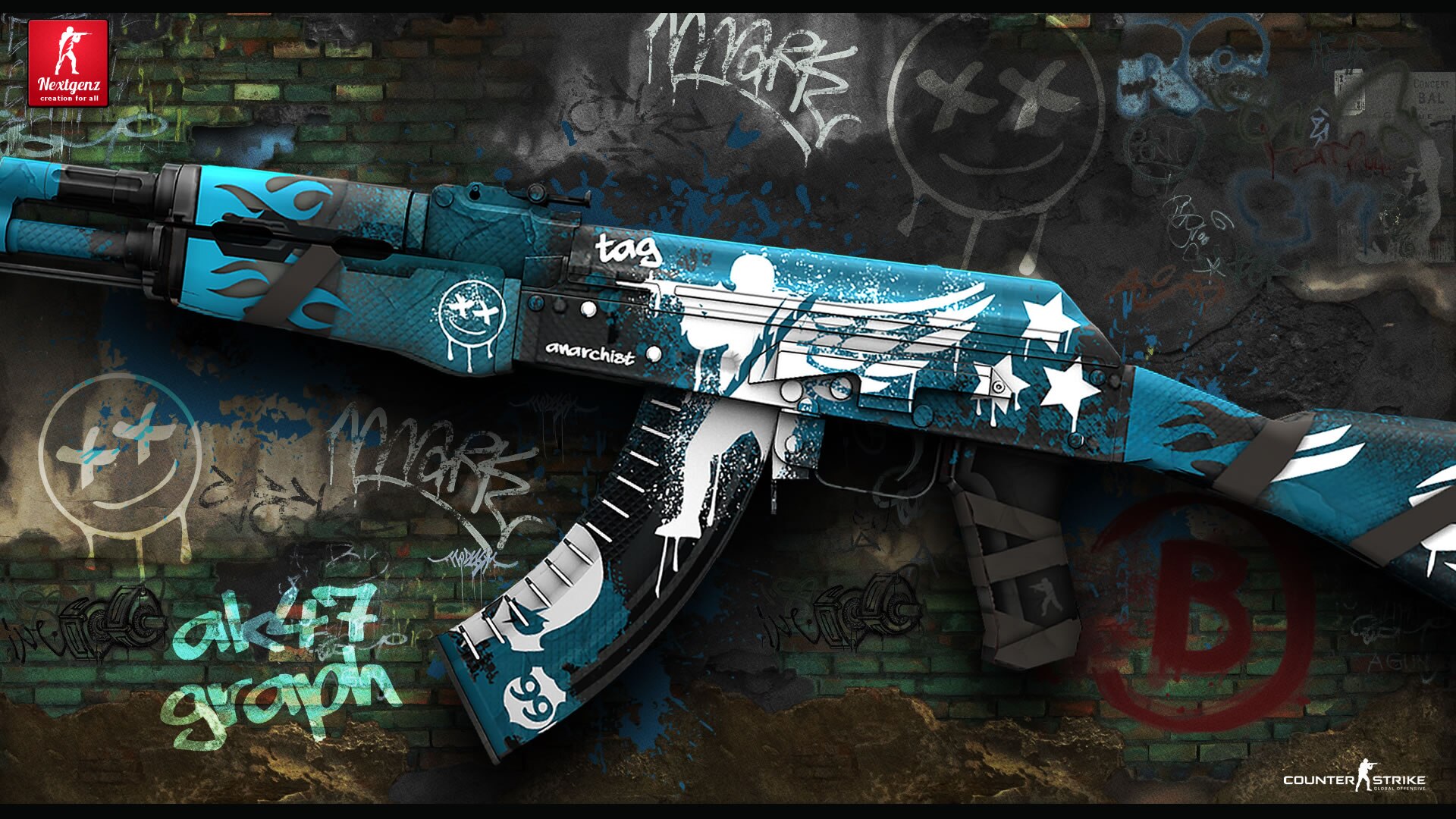 HD wallpaper: Steam CSGO AK-47 illustration, Counter-Strike: Global  Offensive