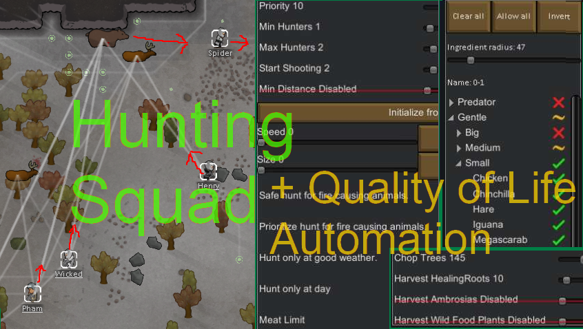 hunt for me mod rimworld