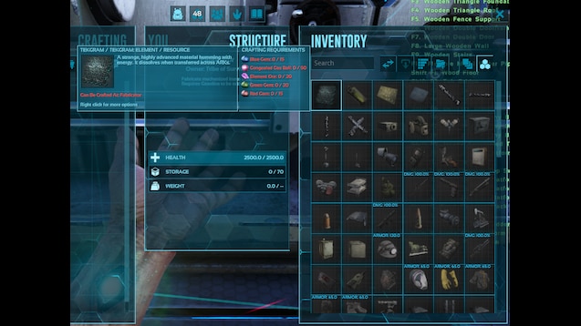 Ark Survival Evolved Crafting Recipes Not Showing ...
