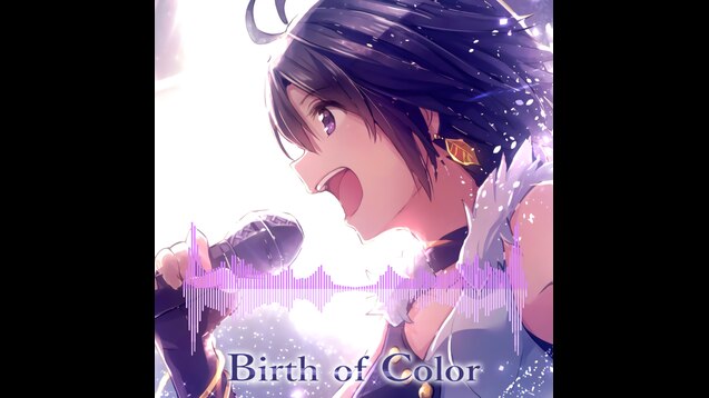 Steam Workshop Simplistic Audio Visualizer Birth Of Color 菊地真from アイドルマスター 动态壁纸音乐可视化