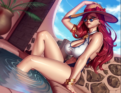 Pool Party Miss Fortune.