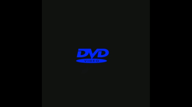 DVD screensaver hits the corner on Make a GIF