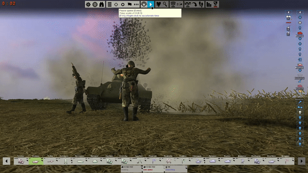 GIF image of Graviiteam Tactics Mius Front gameplay, A computer wargame