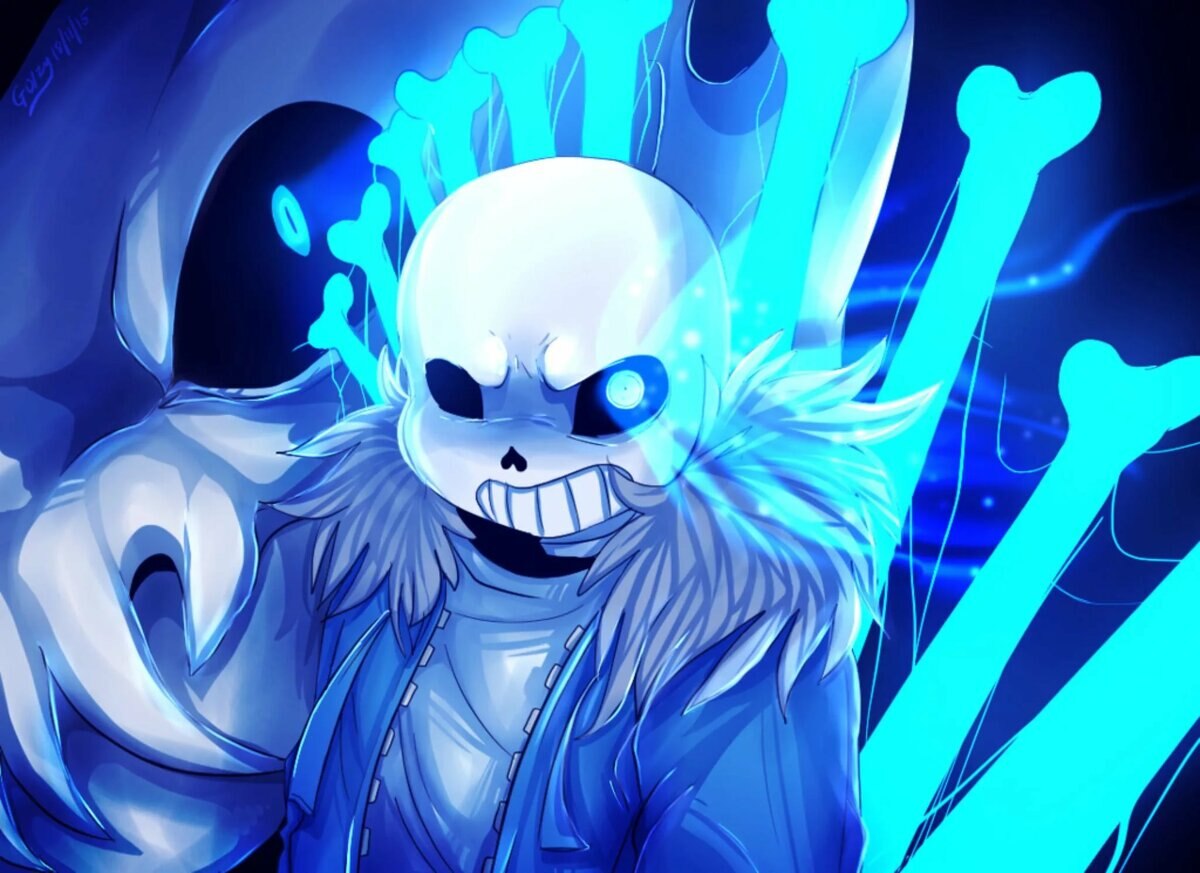 3d sans fight no hit (and gaster) (Undertale fan game) better