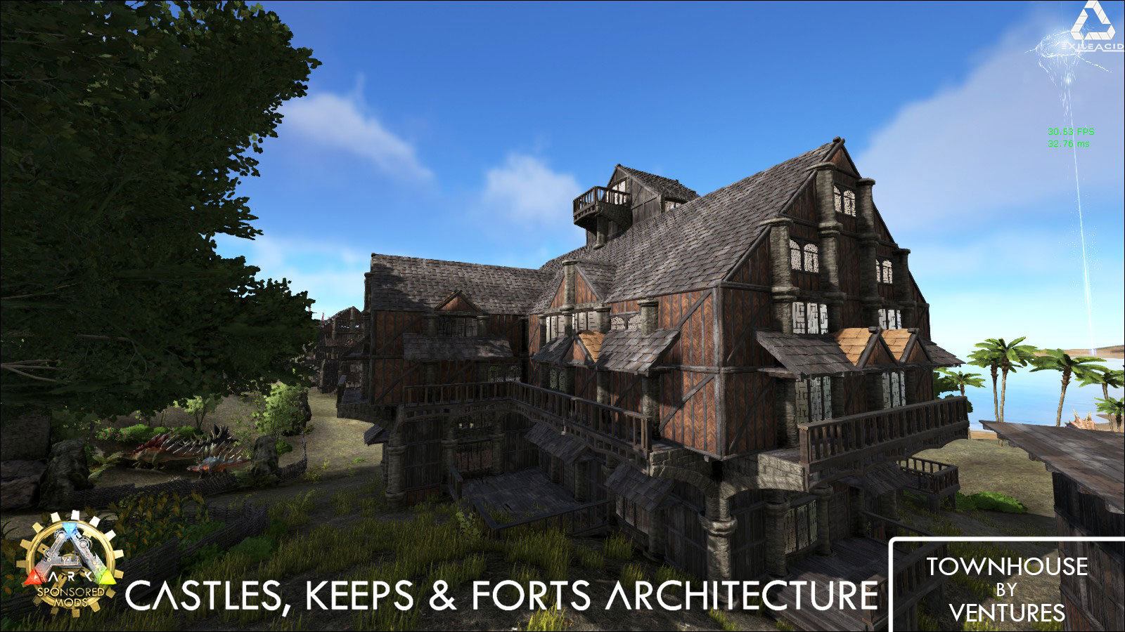 ark mod castles keeps and forts medieval architecture