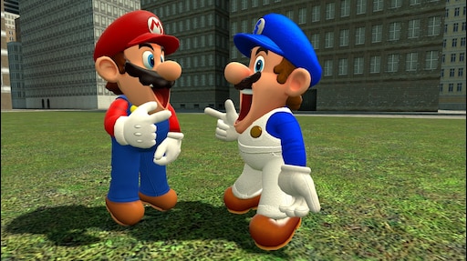 SMG4 and Mario.