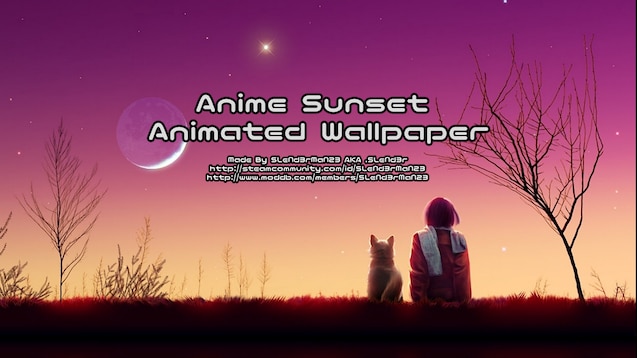 Steam Workshop::Anime Sunset Animated Wallpaper
