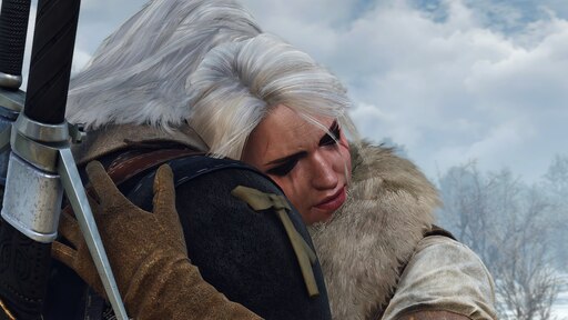 The witcher 3 geralt and ciri фото 61