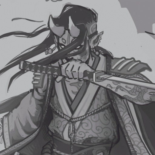 анимированная иллюстрация для стима самурай фото 3