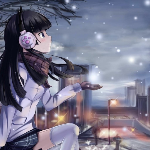 Steam Workshop::Anime Girl Snow Winter