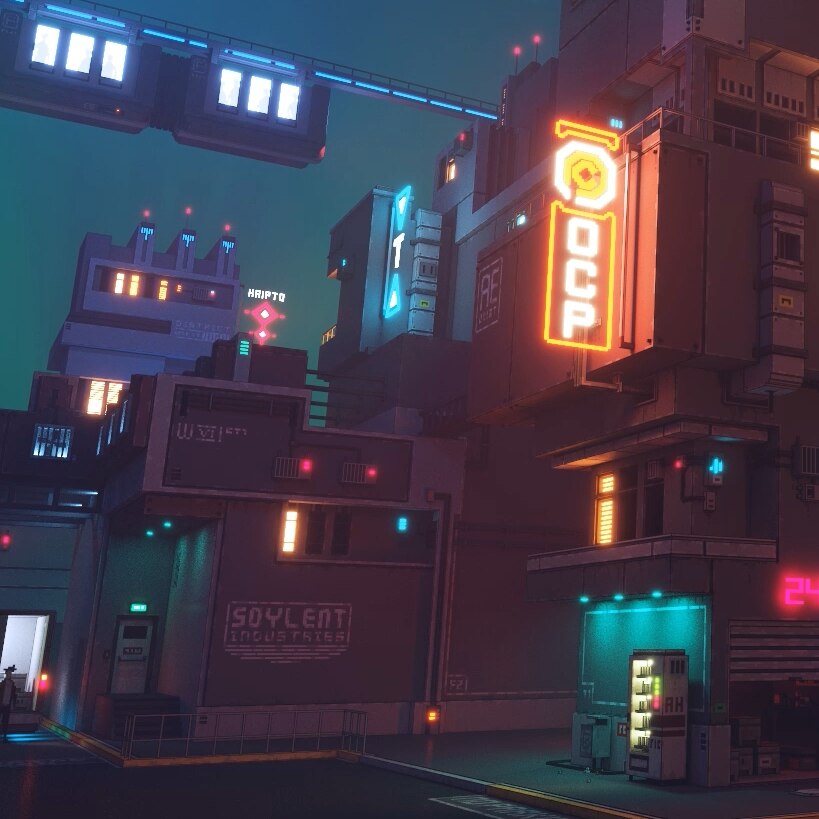 Cityscape VII - Cyberpunk