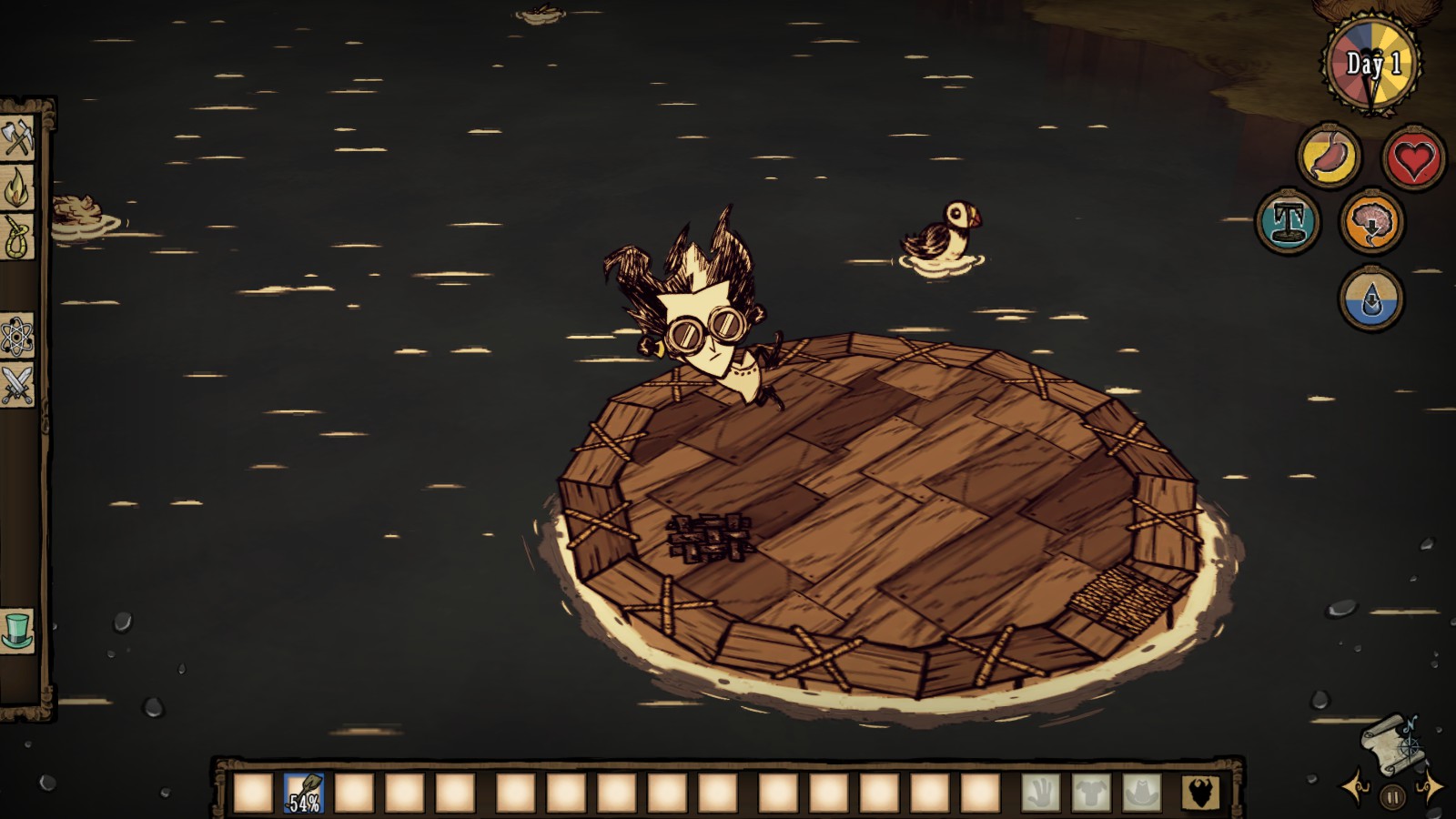 Картинки по запросу "Don't Starve together boat trusty tape""